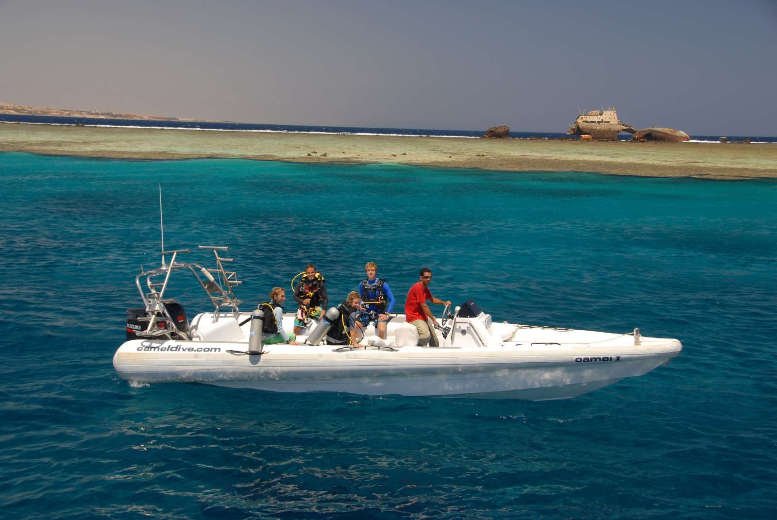 Sharm El Sheikh Camel Dive Club speedboat.jpg